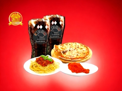 COMBO MỲ Ý + PIZZA + GÀN RÁN SỐT CAY