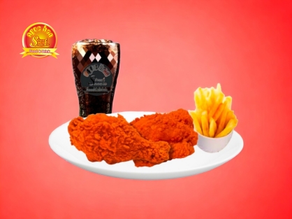 COMBO 2 MIẾNG GÀ SỐT CAY + KHOAI TÂY CHIÊN